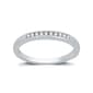 Endless Affection&#40;tm&#41; 10kt. White Gold 1/10ctw. Wedding Band - image 1