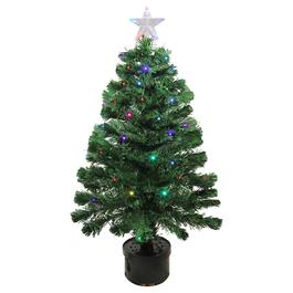 Northlight 3ft. LED Fiber Optic Christmas Tree With Star Tree Top