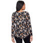 Petite Emaline Special Items Floral Long Sleeve Boat Neck Tee - image 2