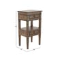 9th & Pike® Brown Pine Traditional Accent Table - image 6