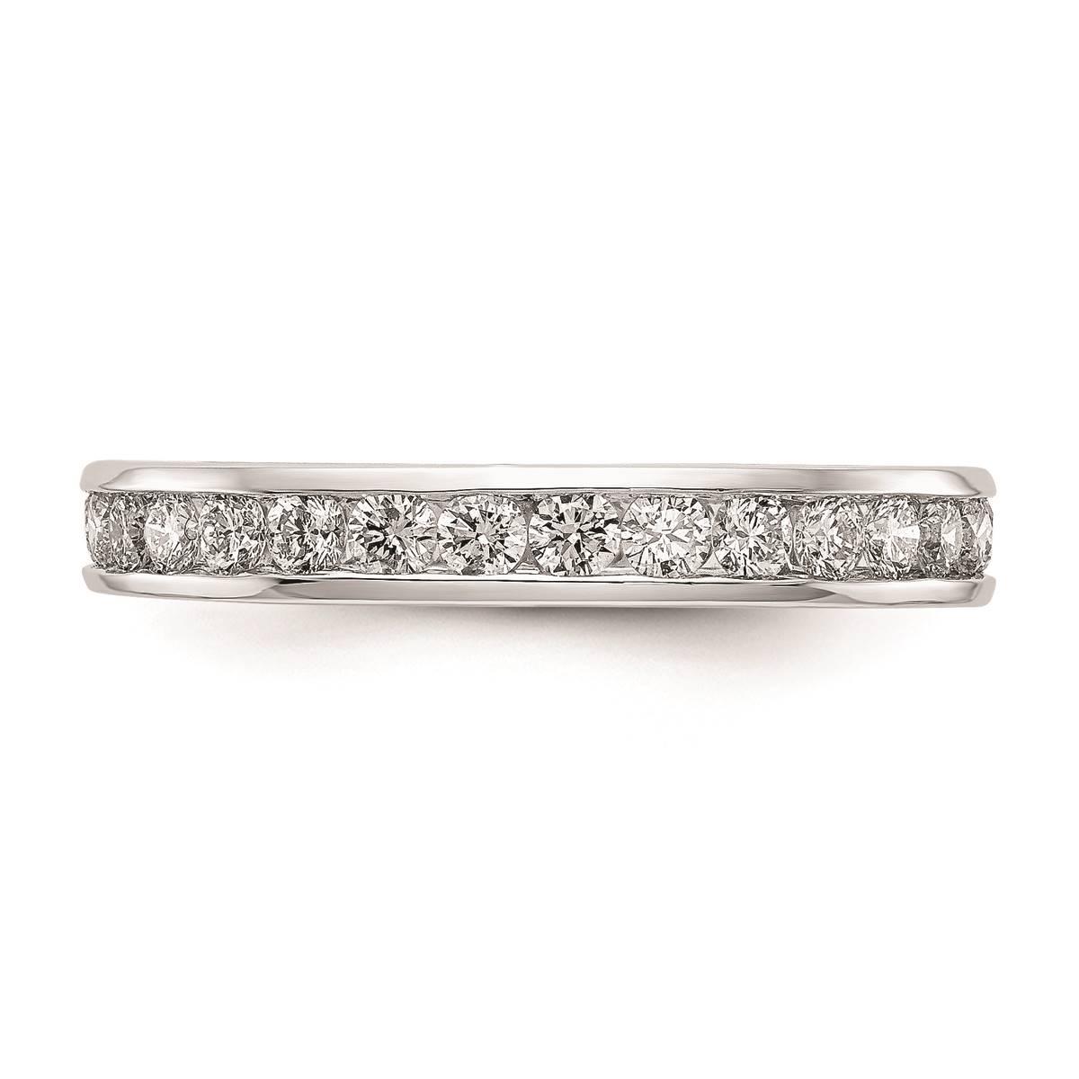 Pure Fire 14kt. White Gold Lab Grown 1ctw. Eternity Band