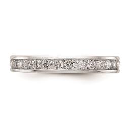 Pure Fire 14kt. White Gold Lab Grown 1ctw. Eternity Band