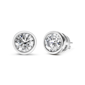 Haus of Brilliance Lab Grown Diamond Classic Bezel Stud Earrings - image 2