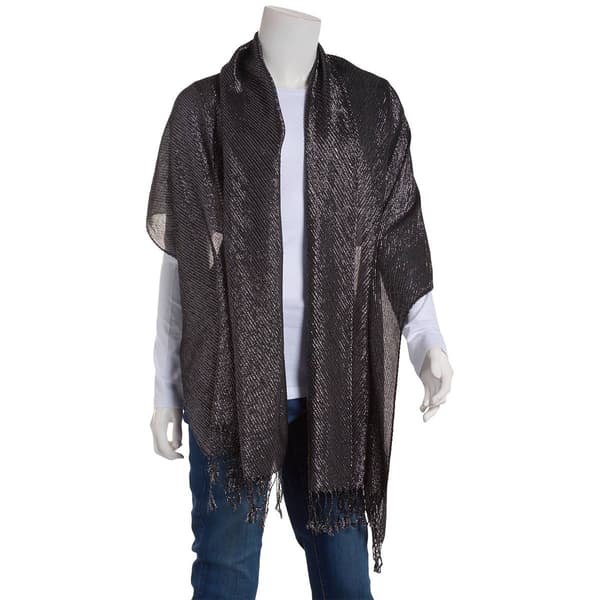 Womens Jessica McClintock Zig Zag Crinkle Wrap - image 