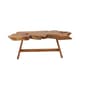 9th & Pike(R) Brown Teak Wood Contemporary Coffee Table - image 1