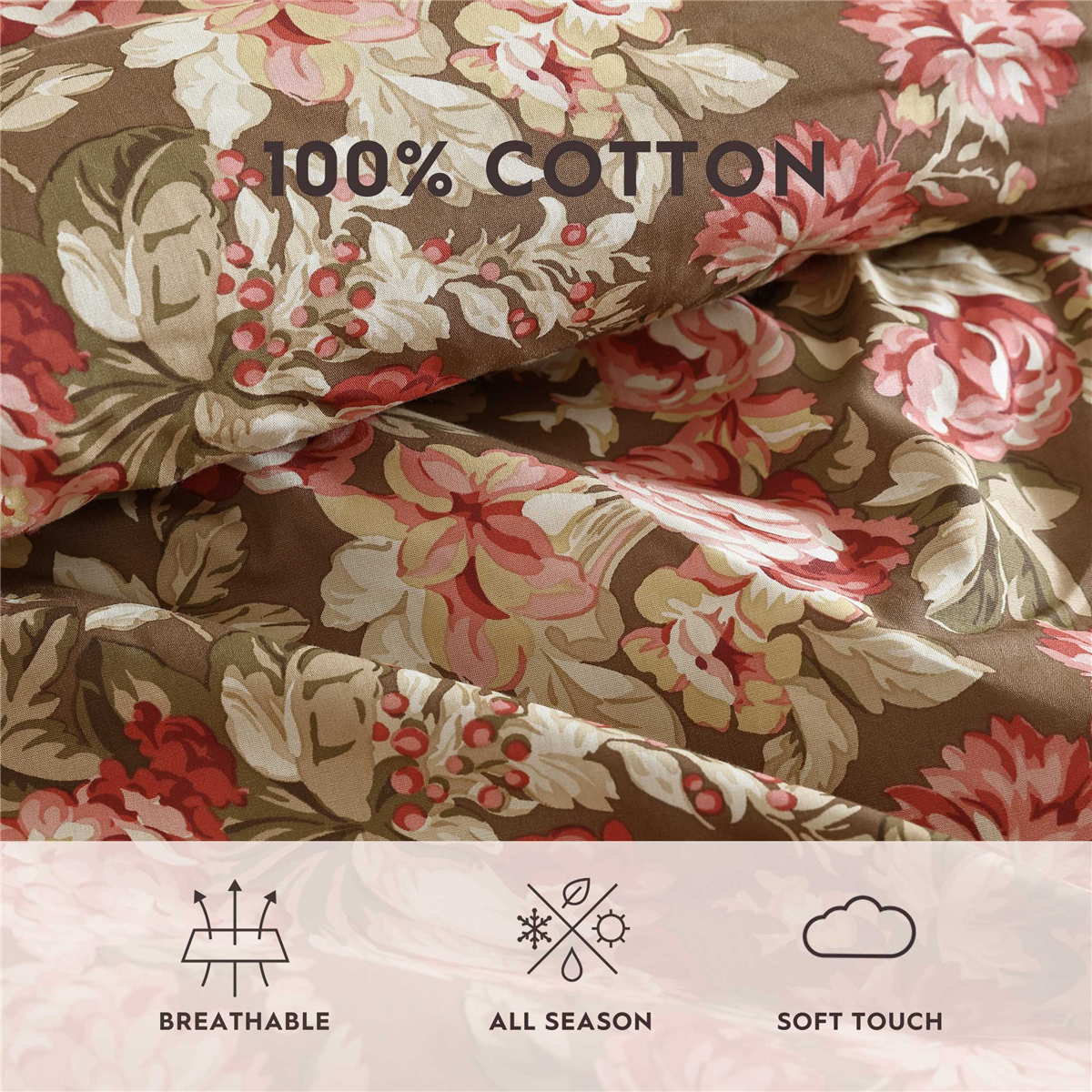 Laura Ashley® Bloomsbury 3pc. Comforter Set