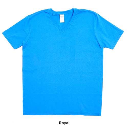 Mens Gildan® Soft Style™ V-Neck Short Sleeve Tee