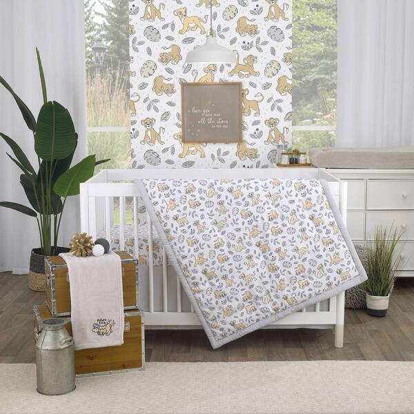 Disney 6pc. Lion King Daddy's Little Cub Crib Set - image 