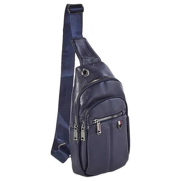 Mens Sling Bag - Navy - image 