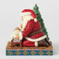 Jim Shore Santa Kneeling over Baby Jesus Christmas Figurine - image 3