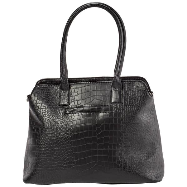 London Fog Hill Croco Satchel