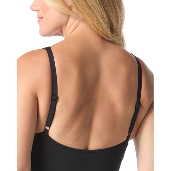 Womens Gabar Round Neck Stripe One Piece Swimsuit