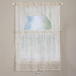 Willow Floral Print Swag Panel - 56x38