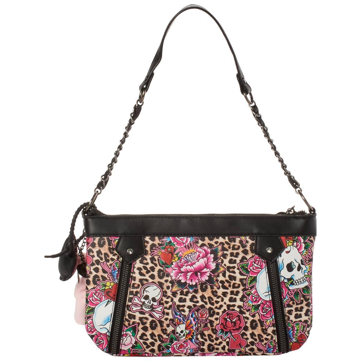 Ed Hardy Eve Cheetah Shoulder Bag