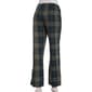 Juniors Self Esteem Green Twill Plaid Wide Leg Lounge Pants - image 2