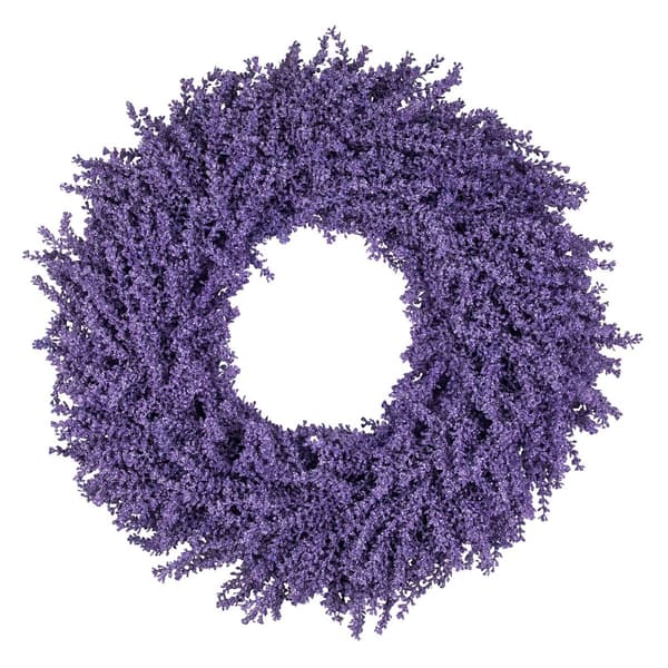 Northlight Seasonal Artificial 28in. Lavender Spring Wreath
