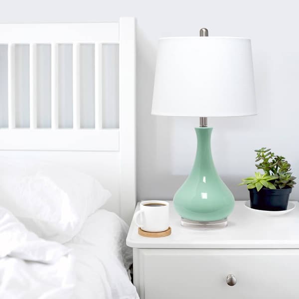 Lalia Home Classix Droplet Table Lamp w/Fabric Shade