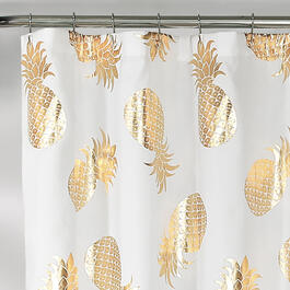 Lush Décor® Pineapple Toss Shower Curtain