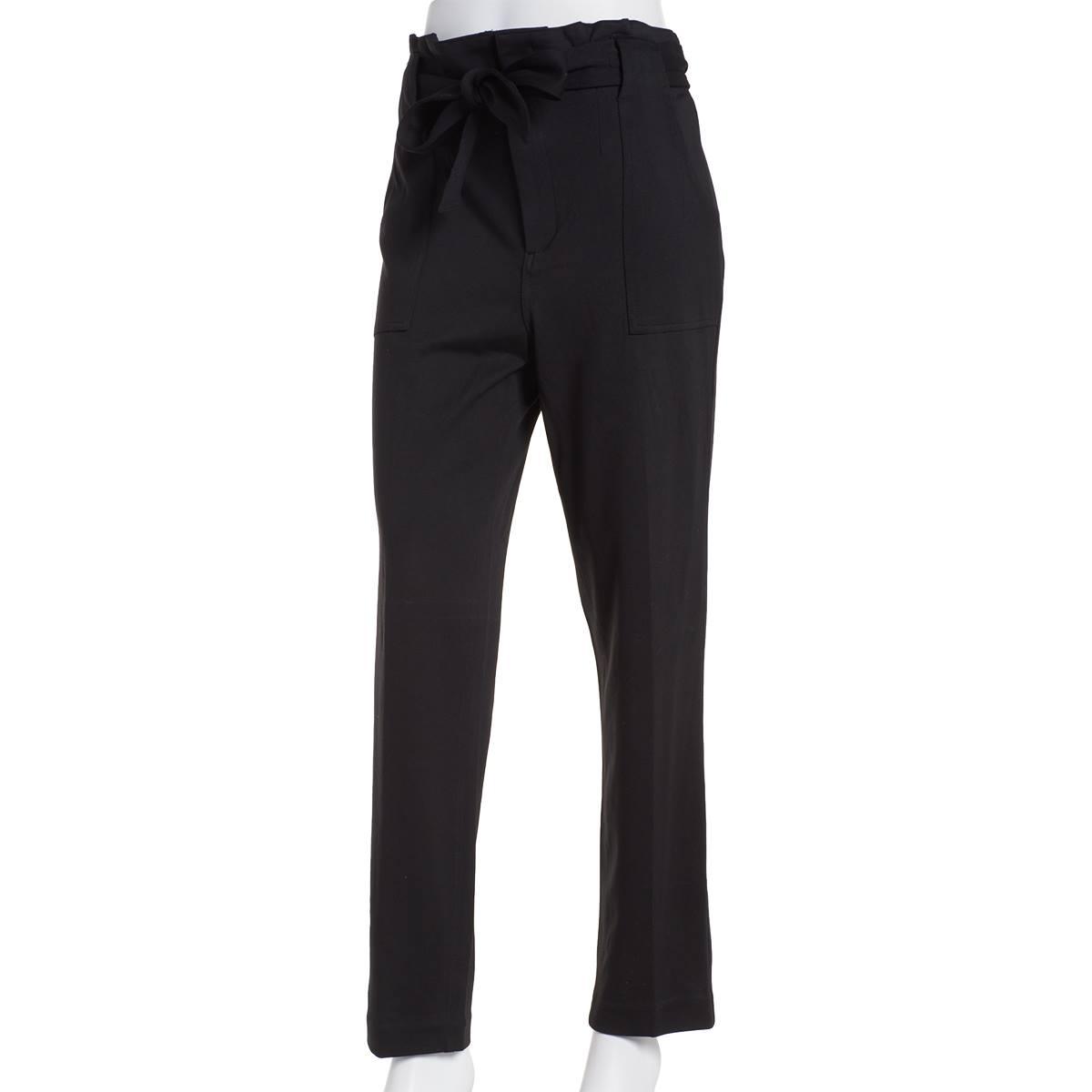 Juniors Leighton Ponte Paper Bag Pants