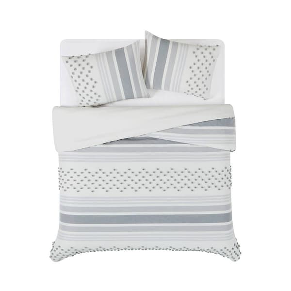 Brooklyn Loom Mia Tufted Texture Reversible 3pc. Comforter Set - Boscov's