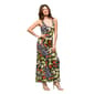 Womens 24/7 Comfort Apparel Bright Butterfly Tank Maxi Dress - image 3