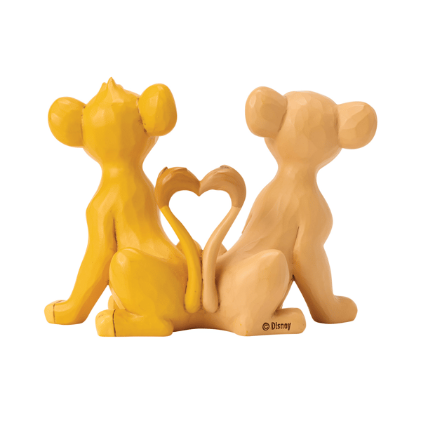 Jim Shore Disney Traditions Simba & Nala Heart Tails Figurine