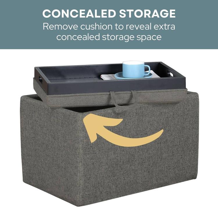 Convenience Concepts Designs4Comfort Accent Storage Ottoman