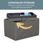 Convenience Concepts Designs4Comfort Accent Storage Ottoman - image 9