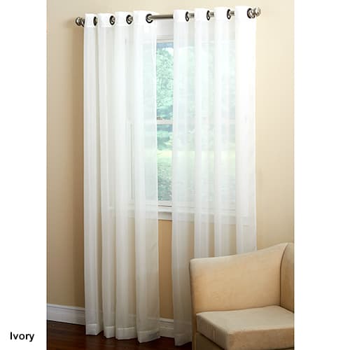 Curtain Fresh Voile Grommet Curtain Panel