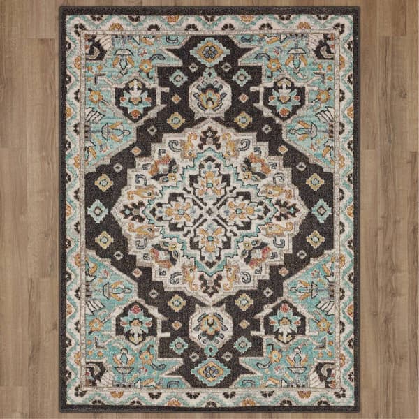 Mohawk Home Laughton Black Area Rug