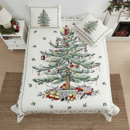 Spode® Christmas Tree 3pc. Reversible Quilt Set