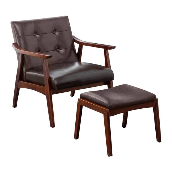 Convenience Concepts Take a Seat Natalie Accent Chair & Ottoman - image 