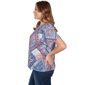 Plus Size Ruby Rd. French Riviera Short Sleeve Patchwork Tee - image 4