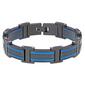 Mens Lynx Stainless Steel Link Bracelet - image 1