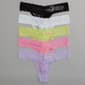 Juniors Juicy Couture 5pk. Lace Thong Panties JC9889-5PKEL - image 2