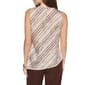 Womens Halston Sleeveless Asymmetrical Hem Diagonal Stripe Blouse - image 2