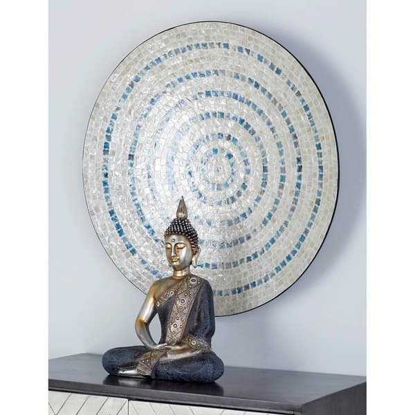 9th & Pike® Coastal Ornamental Mother of Pearl Wall Art