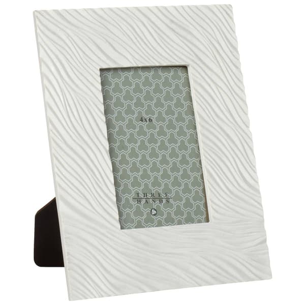 White Resin Waves Frame - 4x6 - image 