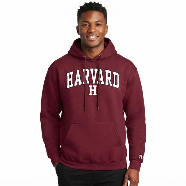 Mens Harvard Mascot One Pullover Hoodie