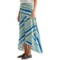 Womens CITY BLUES Spliced Stripe Hi Low Skirt - image 4