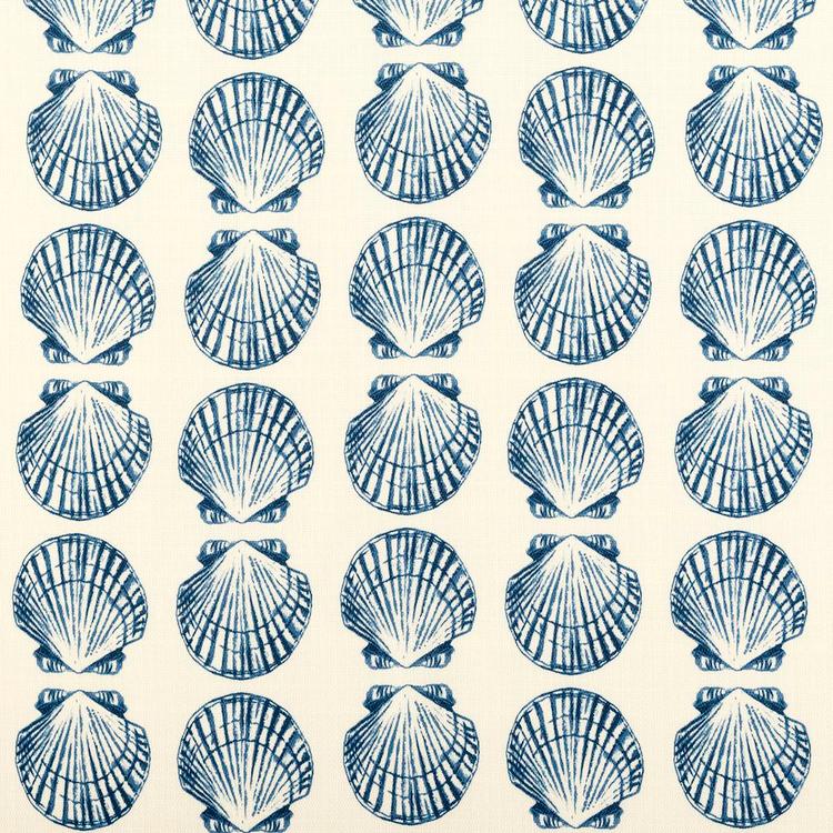 Seaside Print Textured Tiers Curtains