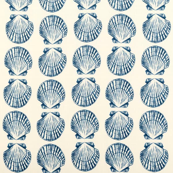Seaside Print Textured Tiers Curtains