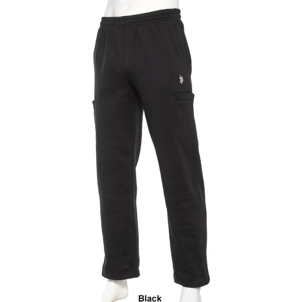 Mens U.S. Polo Assn.® Cargo Fleece Pants