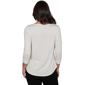 Womens Emaline Key Items 3/4 Sleeve Martini Cat Graphic Tee - image 2