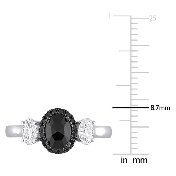 Diamond Classics&#8482; 10kt. White Gold Created Moissanite Ring