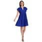 Womens Calvin Klein Short Sleeve Split Neck Tier A-Line Dress - image 5