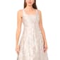 Womens MSK Sleeveless Metallic Floral A-Line Dress - image 4