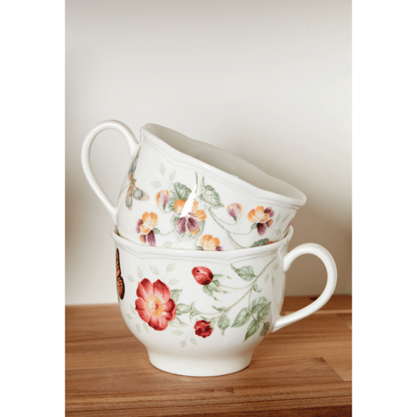Lenox® Butterfly Meadow® Latte Mugs - Set of 2