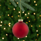 Northlight 9ct. Apple Red 2-Finish Glass Christmas Ornaments - image 1