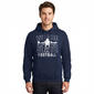 Mens Tailgate State Football Dissolve WE ARE Solid Hoodie - image 1